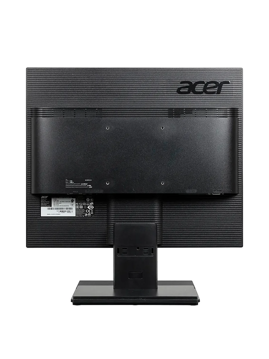 ЖК монитор ACER V196LBB/19"/IPS/1280x1024 5:4/60Гц/250/5 мс/да/черный/3 кг UM.CV6EE.B01