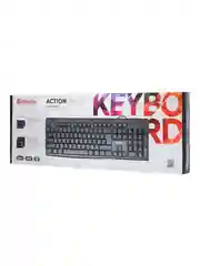 Клавиатура USB ACTION HB-719 RU BLACK 45719 DEFENDER