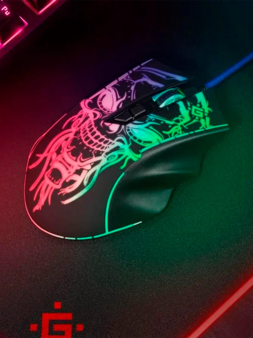 Мышка BULLETSTORM GM-928 RGB/BLACK 52928 DEFENDER