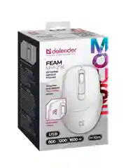 Мышка WRL OPTICAL FEAM MM-296 WHITE 52297 DEFENDER