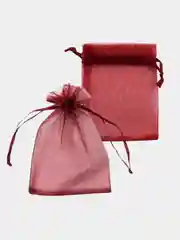 Багровый бархатные мешочки, мешочки из органзы 2 размера