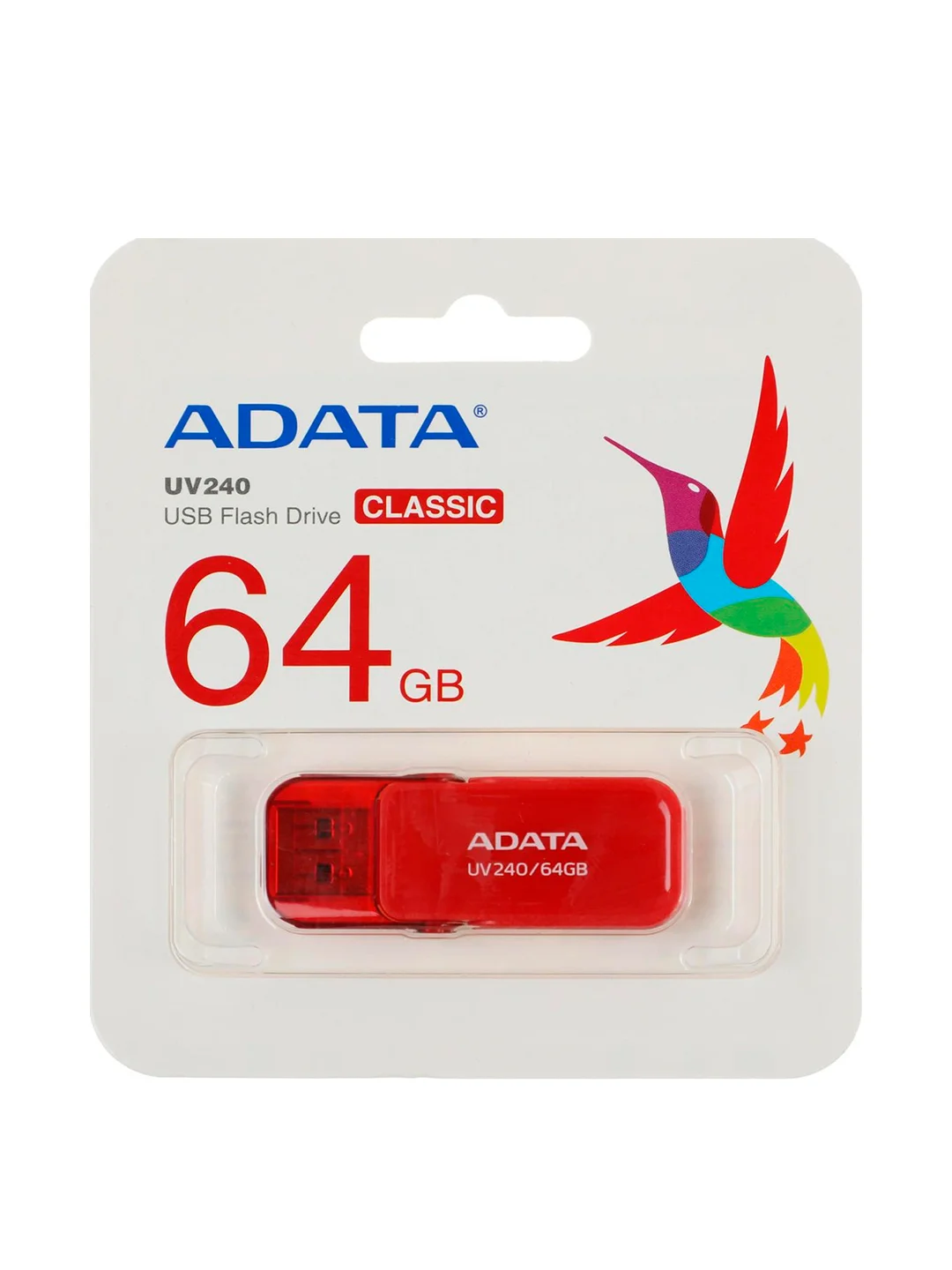 Флэш-накопитель 64GB AUV240-64G-RRD RED ADATA