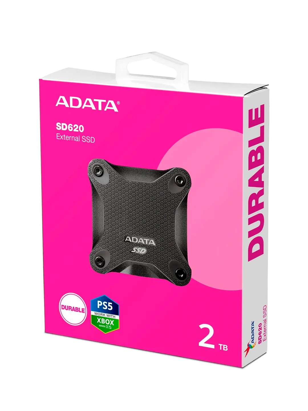 SSD внешний жесткий диск 2TB USB3.2 EXT BLACK SD620-2TCBK ADATA