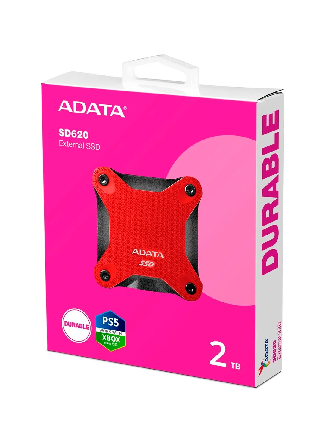 SSD внешний жесткий диск 2TB USB3.2 EXT RED SD620-2TCRD ADATA