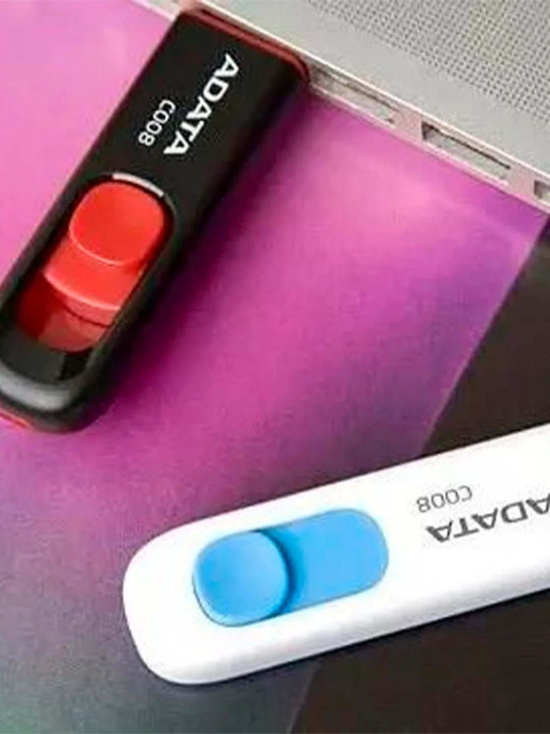 Флэш-накопитель USB2 32GB BLACK/RED AC008-32G-RKD A-DATA
