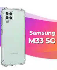 Чехол для Samsung Galaxy M33 5G, Самсунг М33, с усиленными углами, силиконовый, прозрачный