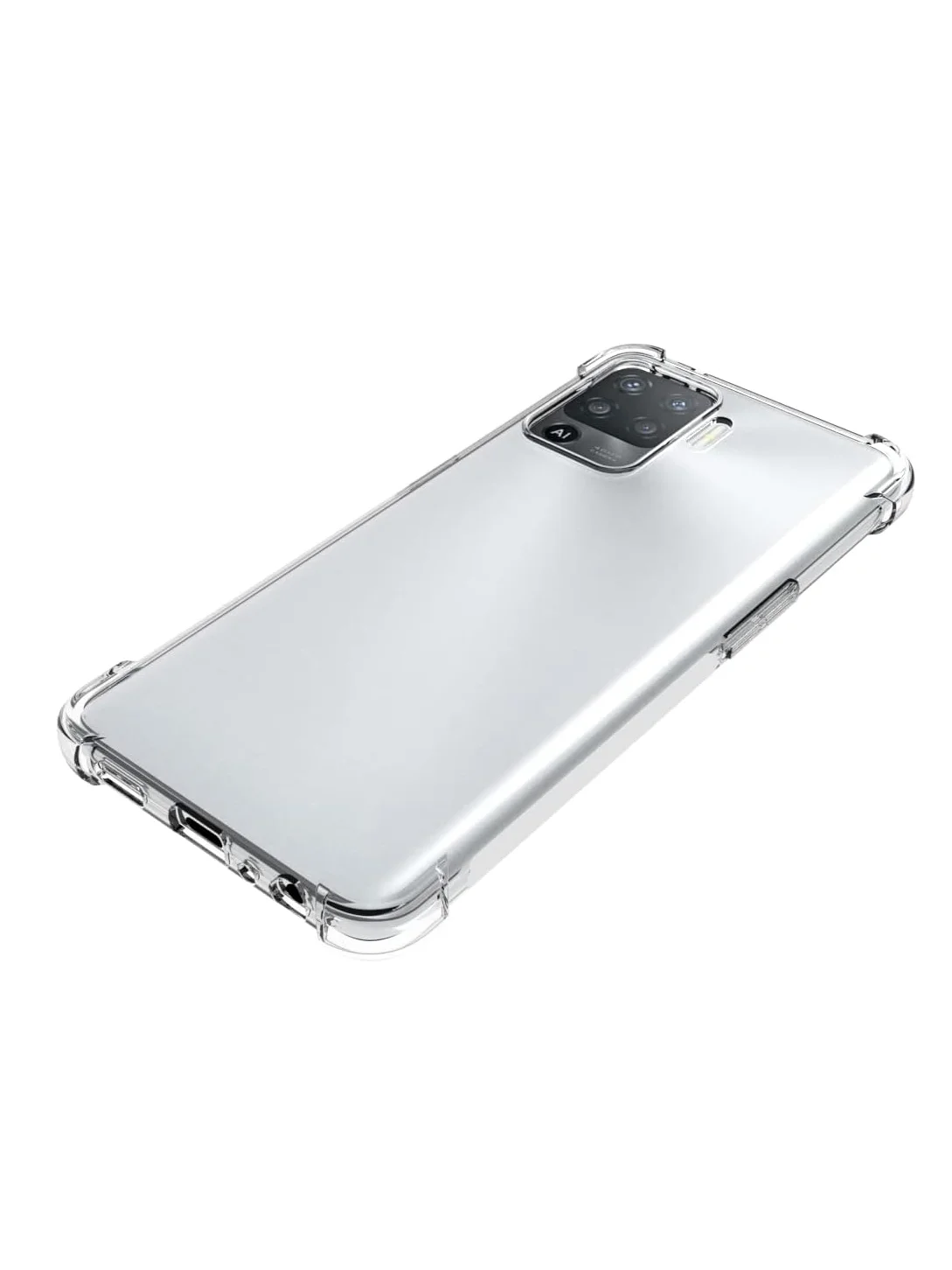 Чехол для OPPO A94 / F19 Pro / Reno 5 Lite / Reno 5F, силиконовый, прозрачный