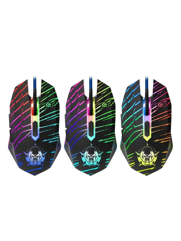 Мышка DARK AGENT GM-590L RGB/BLACK 52590 DEFENDER