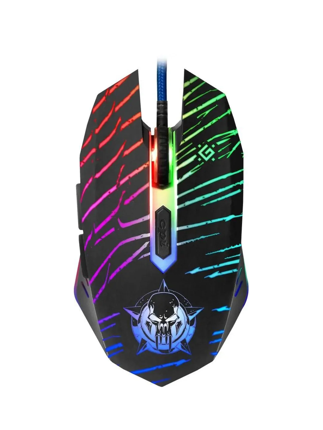 Мышка DARK AGENT GM-590L RGB/BLACK 52590 DEFENDER