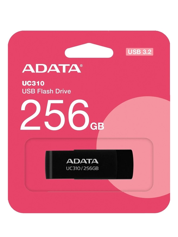 Флэш-накопитель 256GB UC310-256G-RBK BLACK\GR ADATA