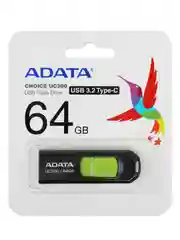 Флэш-накопитель 64GB ACHO-UC300-64G-RBK/GN ADATA