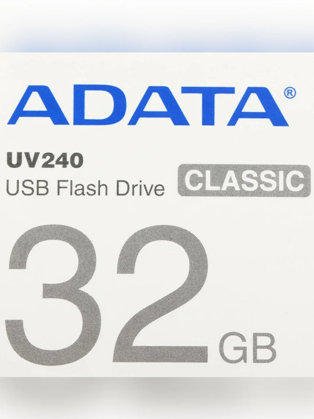 Флэш-накопитель USB2 32GB WHITE AUV240-32G-RWH ADATA
