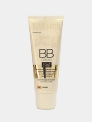 Eveline Cosmetics Тональный крем Многофункциональный SATIN TOUCH BB CREAM,тон№1 IVORY,30мл