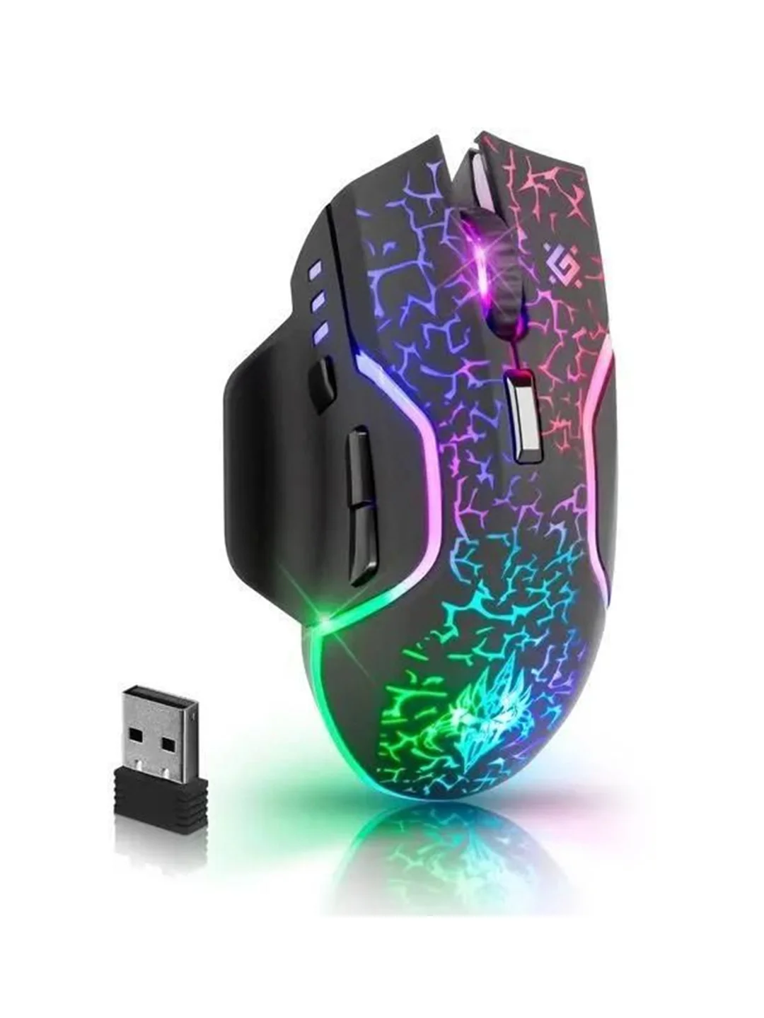 Мышка WRL ONESHOT GM-067 BLACK/RGB 52067 DEFENDER