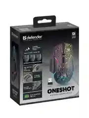 Мышка WRL ONESHOT GM-067 BLACK/RGB 52067 DEFENDER