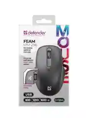 Мышка WRL FEAM MM-296 BLACK 52296 DEFENDER