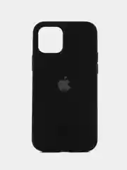 Черный чехол Silicone Case для iPhone(Айфон) 11, 12, 7, 8, 7/8 Plus, SE,XR,XS, X, Pro Max,12 mini