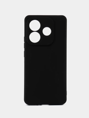 Чехол для Xiaomi Redmi Note 14 (Сяоми Ноут 14), черный, прозрачный