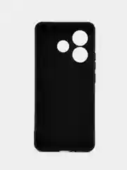 Прозрачный чехол для Xiaomi Redmi Note 14 (Сяоми Ноут 14), черный, прозрачный