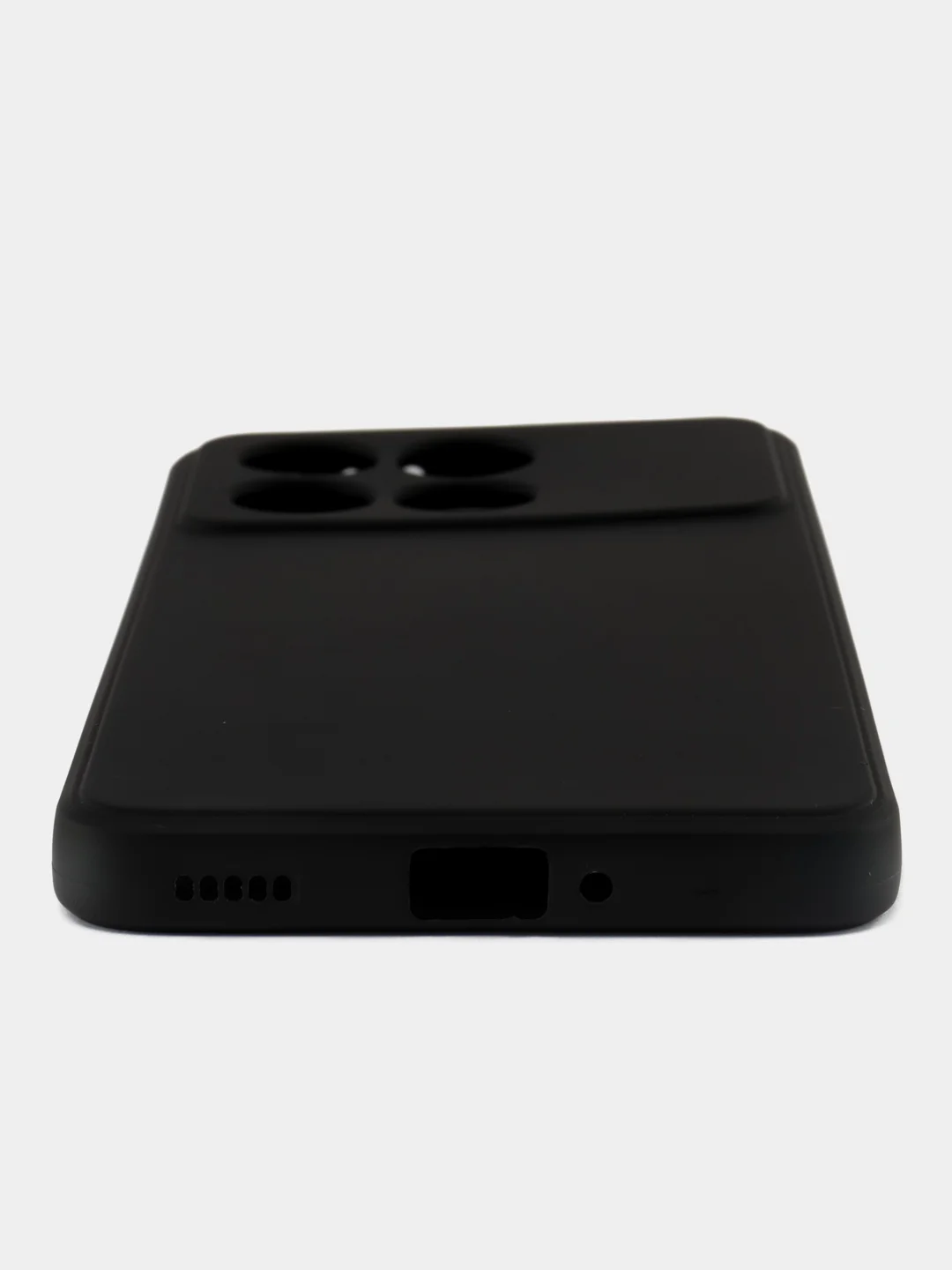 Черный чехол для Xiaomi POCO F6 Pro / Redmi K70 / K70 Pro Сяоми Поко Ф6 Про, прозрачный, черный