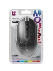 Мышка EVENT MB-754 RGB/BLACK 52754 DEFENDER