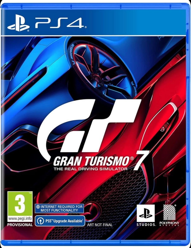 Игра Gran Turismo 7 PS4, диск на PS4, диск на PS5, игры на PS4, Русские субтитры