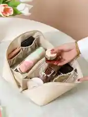 Бежевый косметичка женская