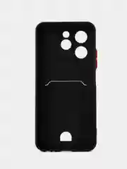 Чехол для Tecno Spark 30C 5G (Техно Спарк 30С 5 Джи), с карманом для карт