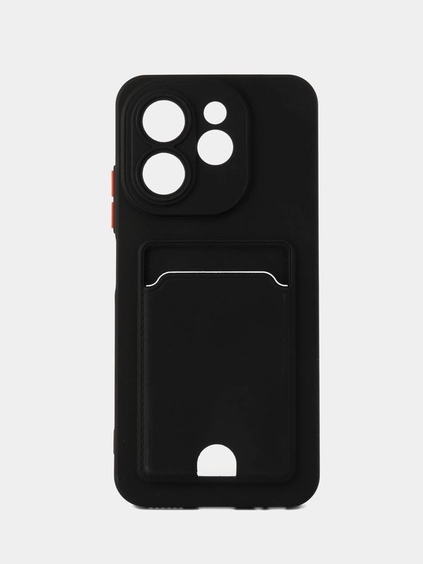 Чехол для Tecno Spark 30C 5G (Техно Спарк 30С 5 Джи), с карманом для карт