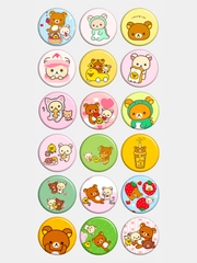 Значки Rilakkuma (Рилаккума)