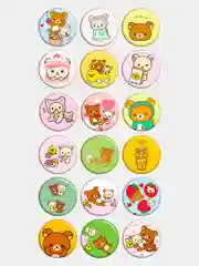 Значки Rilakkuma (Рилаккума)