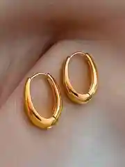 Золотой серьги в стиле конго Old money