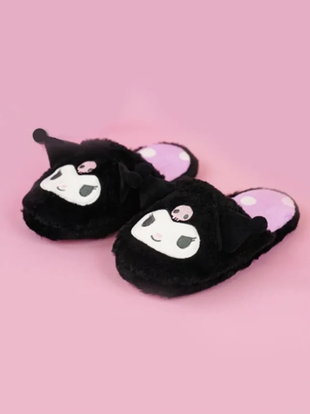 Алый домашние тапочки Куроми и Мелоди, Kuromi, My Melody