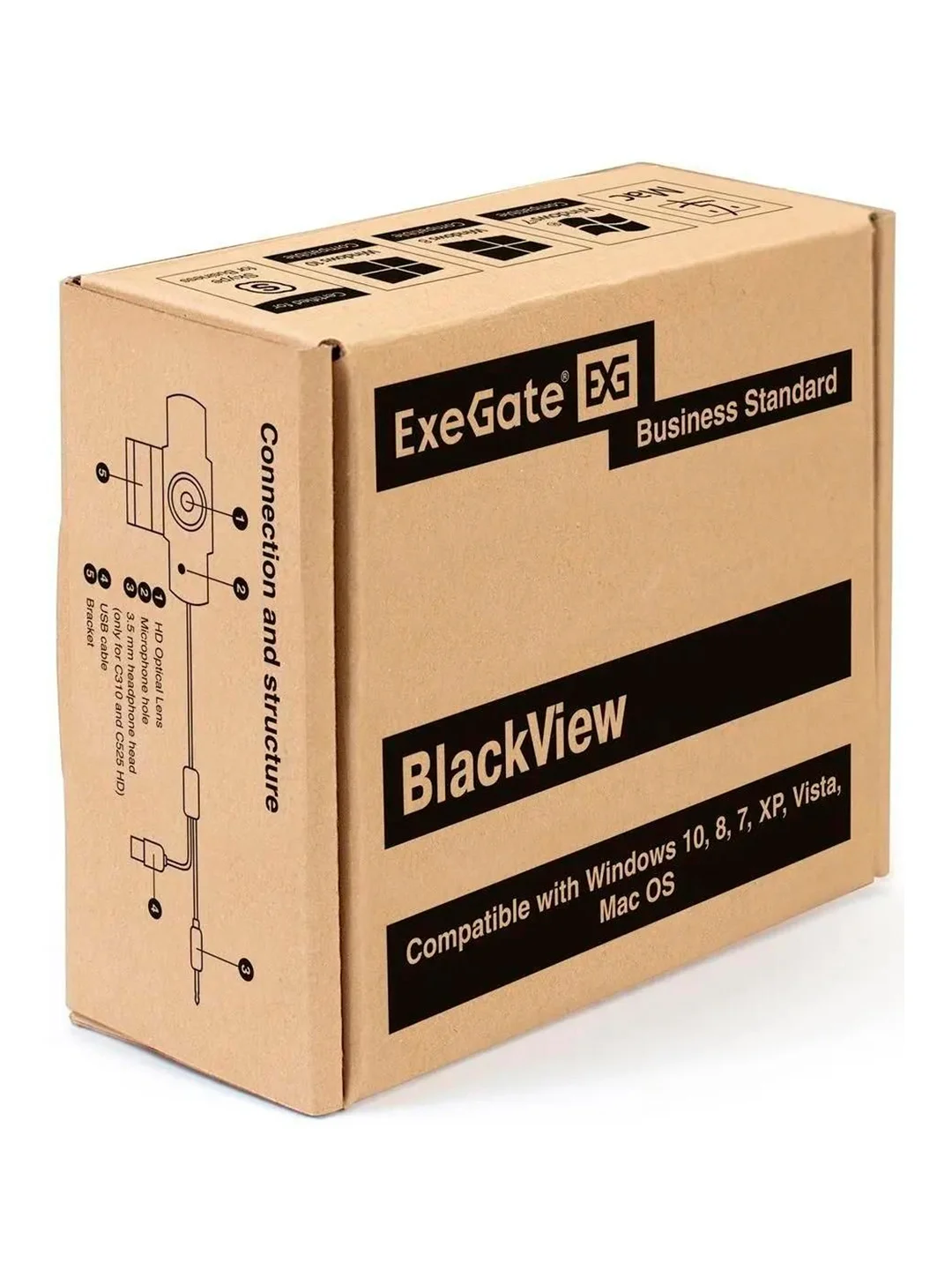 Веб-камера C615 FULLHD BLACKVIEW EX287387RUS EXEGATE