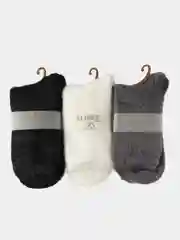 Носки из меха норки, 3 пары