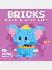 Бирюзовый 3d конструктор, игрушка развивающая для детей, на подарок