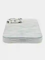 Серебряный чехол на айфон (iPhone) 11 12 13 14 15 16 Pro Max силиконовый