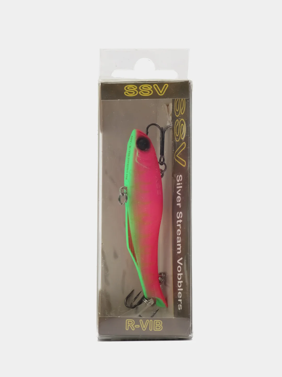 Тёмно-розовый ратлин Silver Stream VIB 80 mm, 24 г
