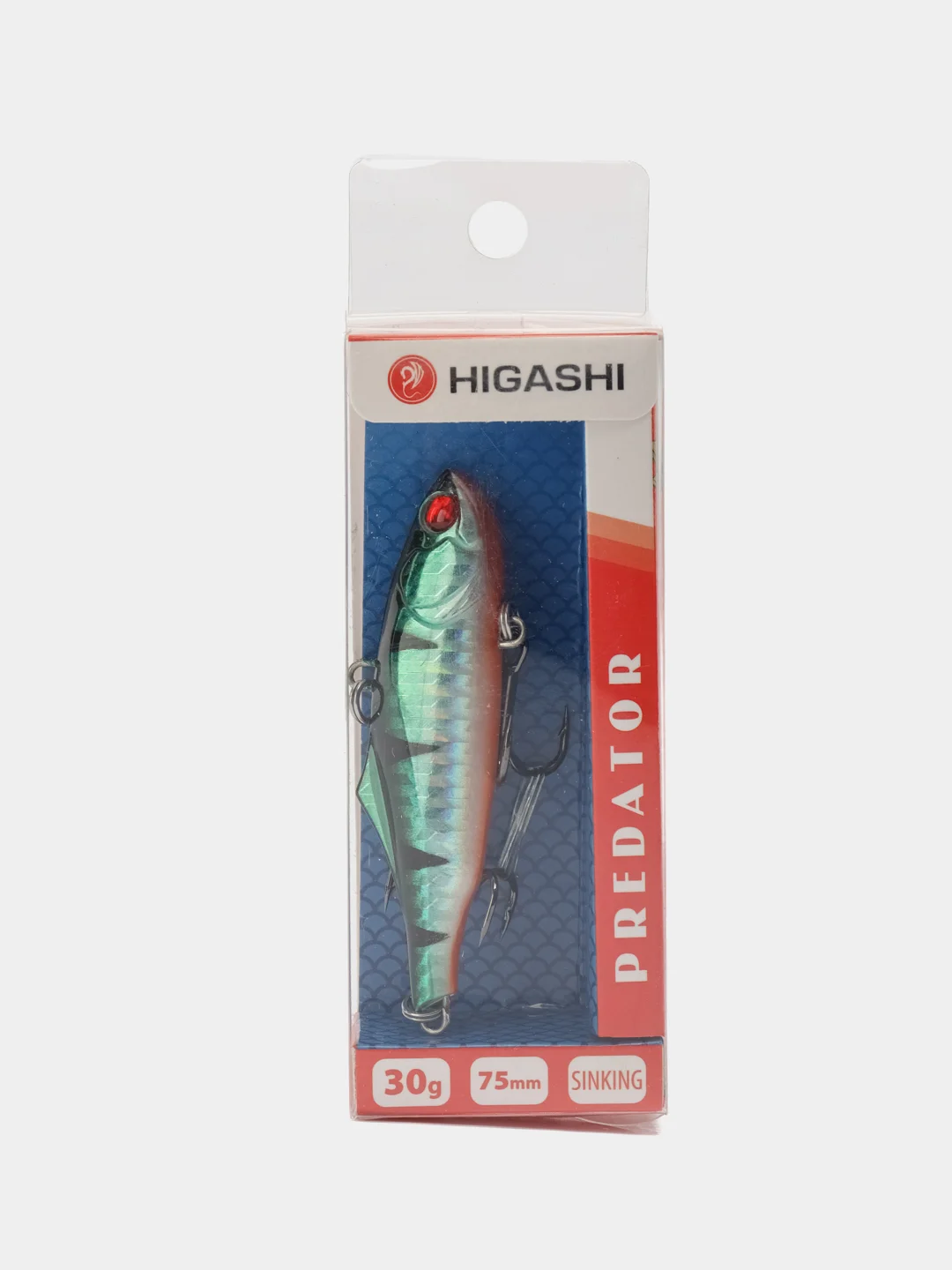 Лесной зеленый ратлин HIGASHI Predator VIB 75 mm, 30г