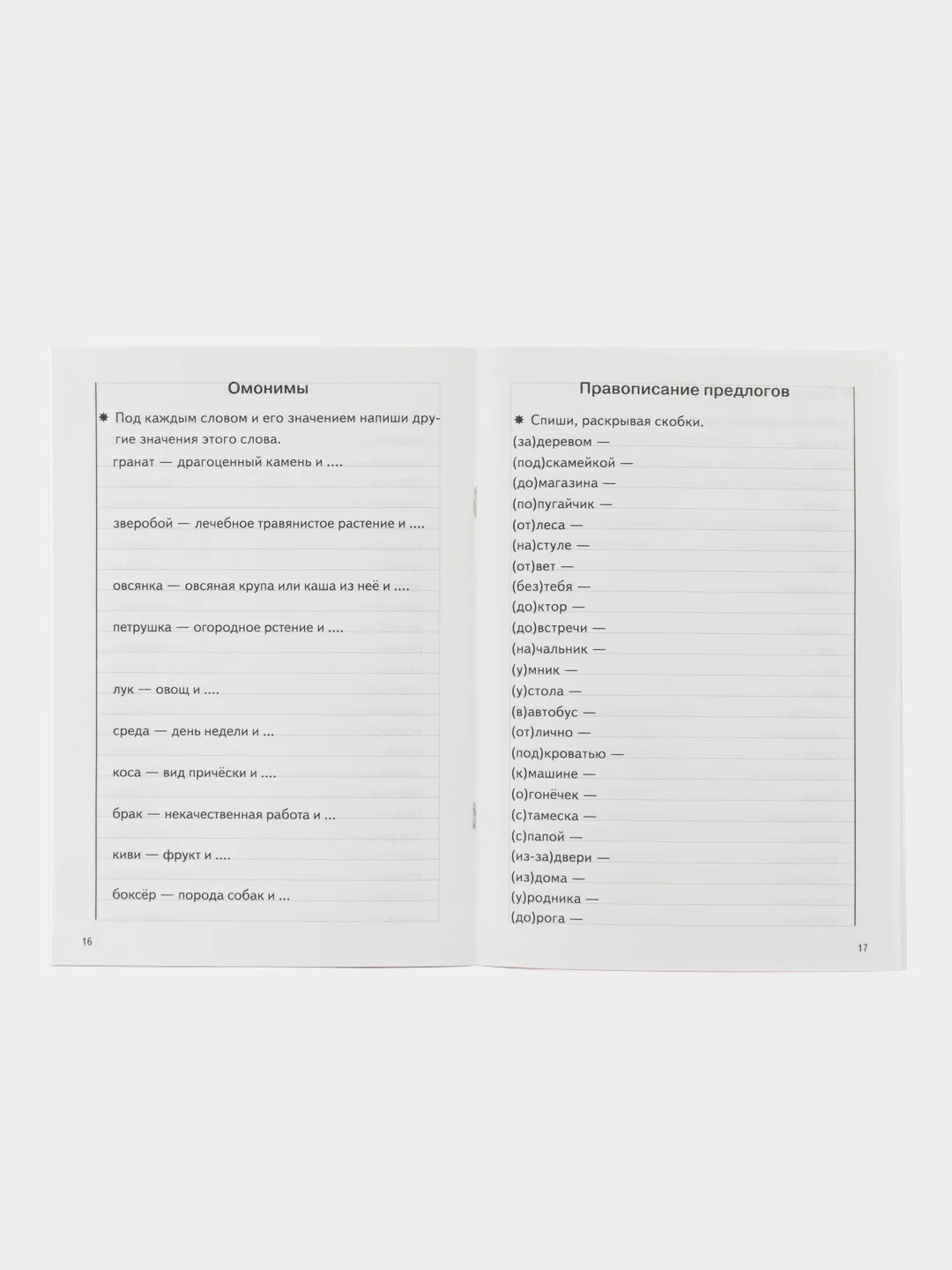 Тренажеры по математике и русскому языку. 2-3 класс (8-9 лет). Комплект 4 тетради