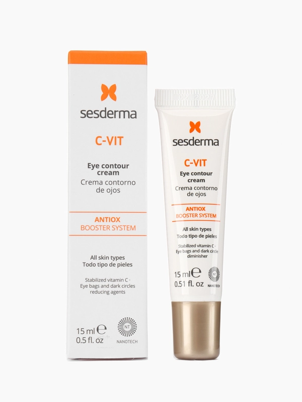 Sesderma C-VIT Крем-контур для зоны вокруг глаз на основе апельсина с витамином C, 15 мл