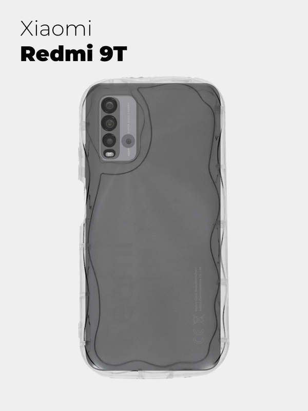 Чехол для Xiaomi Redmi 9T (Сяоми Редми 9Т), прозрачный, противоударный