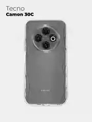 Прозрачный чехол для Tecno Spark 30C (Техно Спарк 30С), прозрачный, противоударный