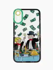 Голубой apple iPhone XR, Айфон XR чехол матовый с обьемный с принтом для iPhone XR . 10R ИКСР