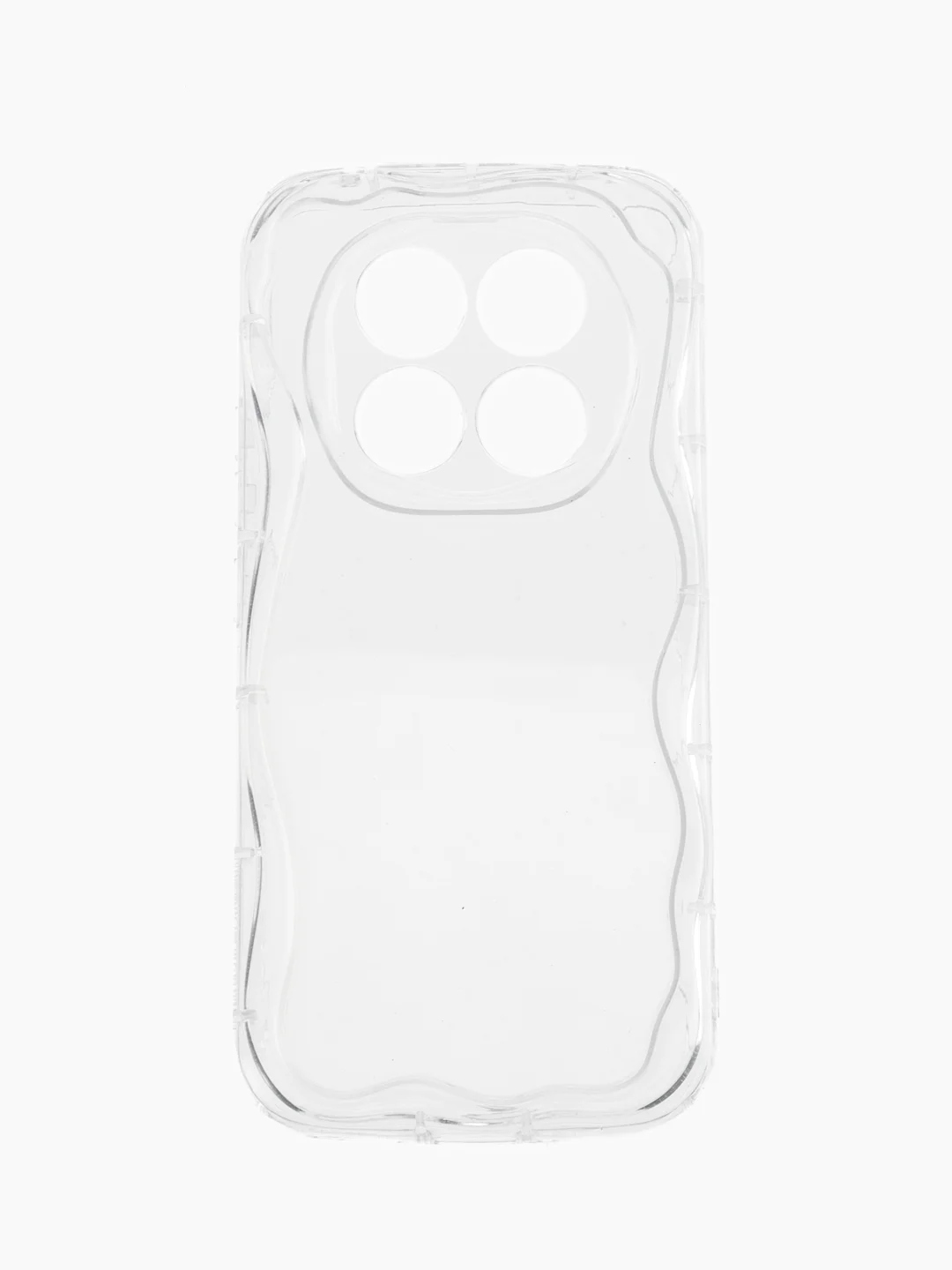 Прозрачный чехол для Xiaomi Redmi Note 14 Pro (Сяоми Ноут 14 Про), прозрачный, противоударный