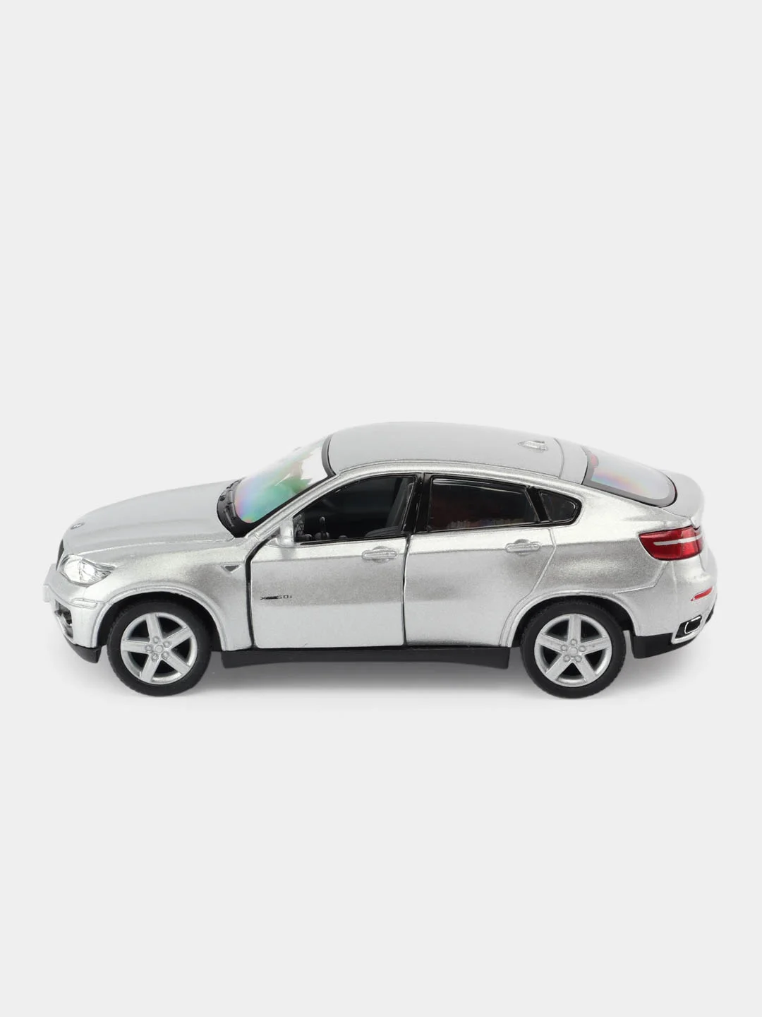 Серебряный игрушка масштабная модель авто 1:38 BMW X6