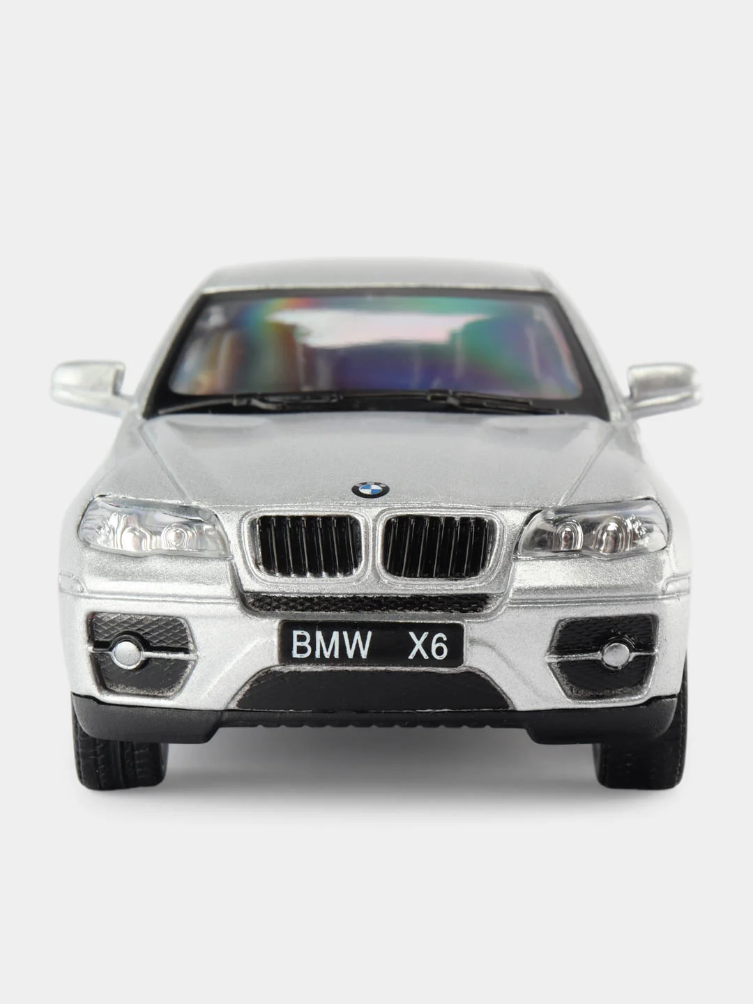 Серебряный игрушка масштабная модель авто 1:38 BMW X6