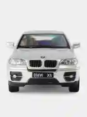Серебряный игрушка масштабная модель авто 1:38 BMW X6