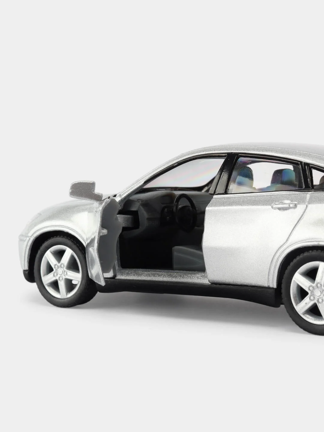 Серебряный игрушка масштабная модель авто 1:38 BMW X6