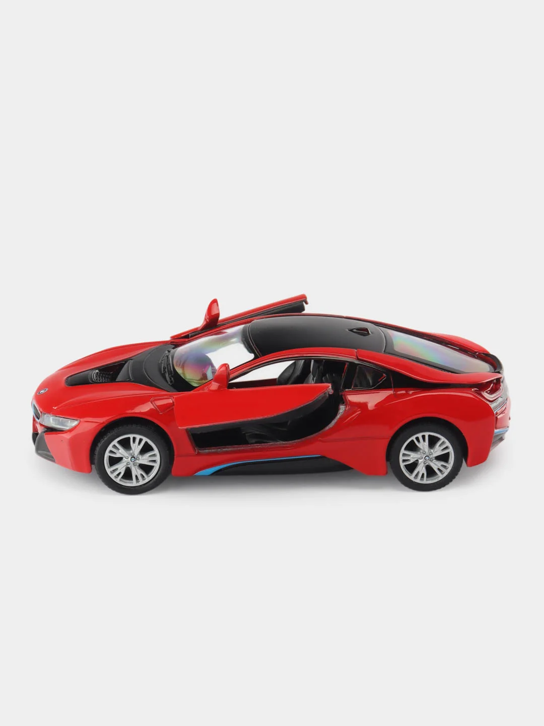 Красный масштабная модель авто 1:36 BMW i8